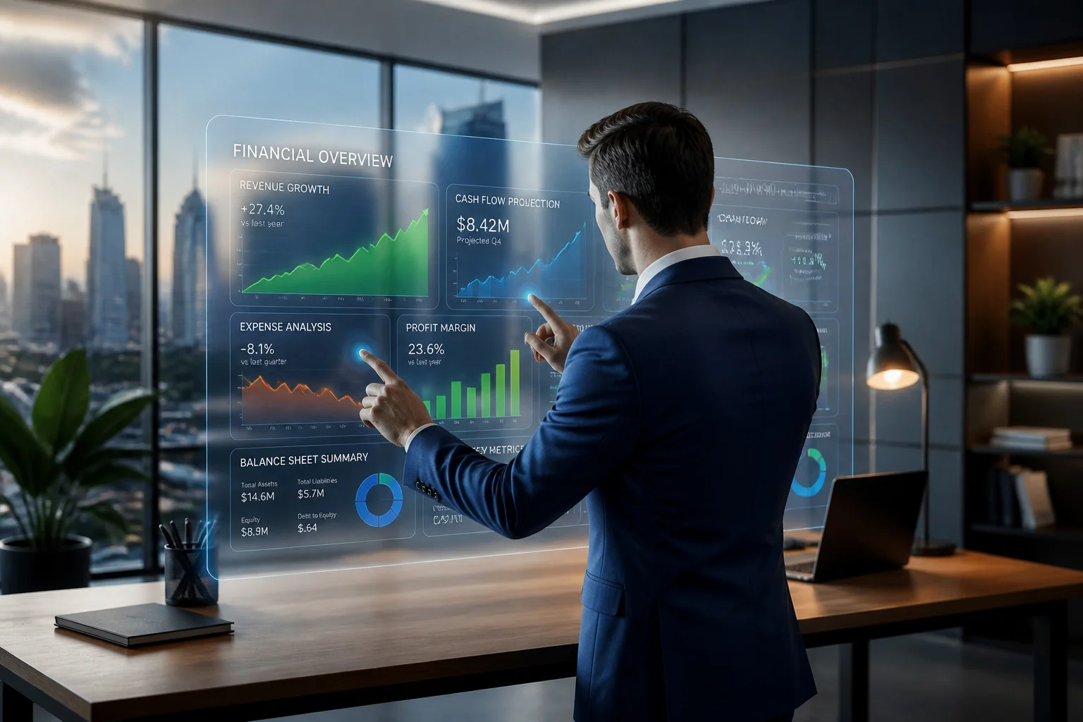 Analyse financiere futuriste